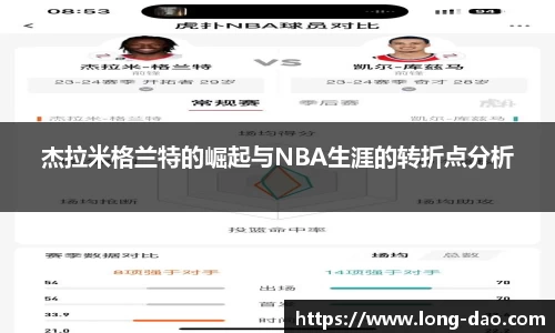 杰拉米格兰特的崛起与NBA生涯的转折点分析